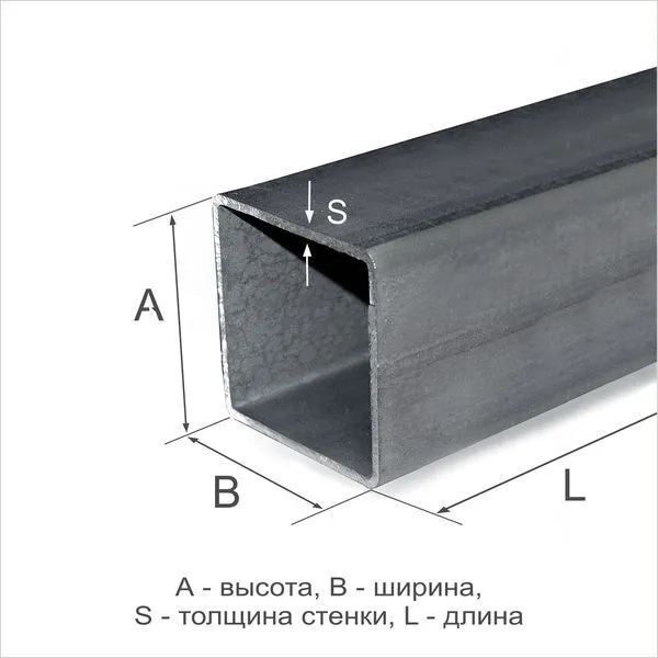 Труба профильная 80х80х5 Ст3сп ГОСТ 30245-2003 - 4